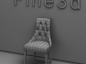 antique08040chair Model 3D
