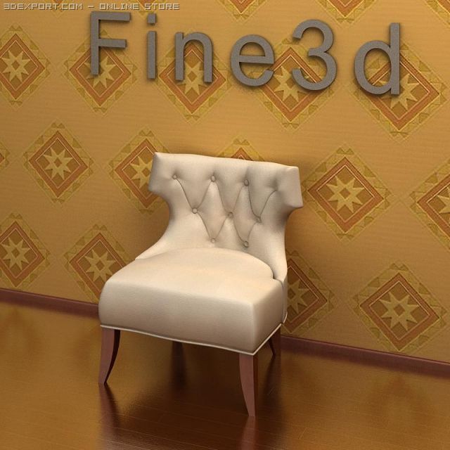 antique08041chair Modelo 3D .c4d .max .obj .3ds .fbx .stl .blend 
