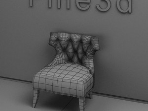 antique08041chair Modelo 3D