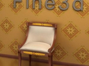 antique090106chair Modelo 3D