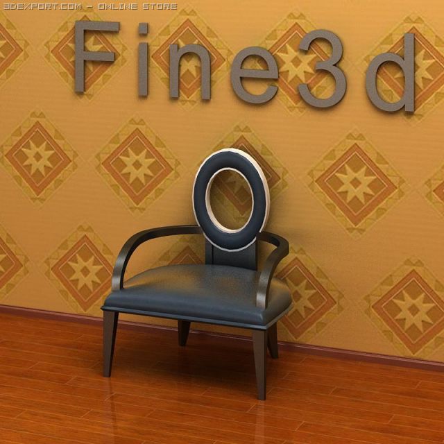 antique08chair042 3D Модель .c4d .max .obj .3ds .fbx .stl .blend 