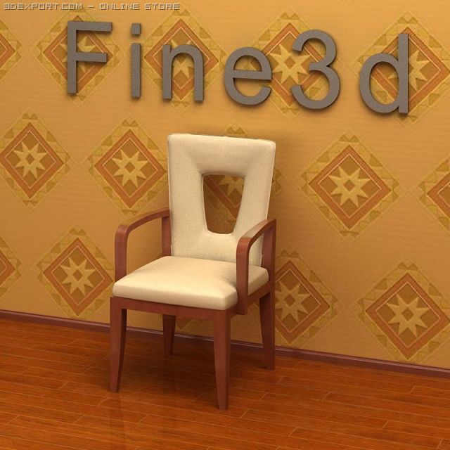 antique08chair043 3Dモデル .c4d .max .obj .3ds .fbx .stl .blend