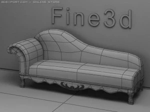 antique08chair045 3D Model