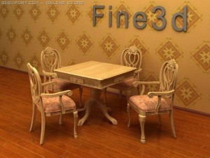 antique08furniture portfolio 3D मॉडल