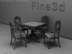 antique08furniture portfolio Modelo 3D