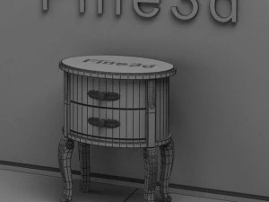 antique08table047 3D Model