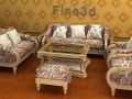 antique08sofa combinat058 3D Модель