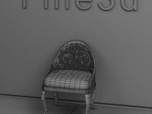 antique08chair059 3D Model