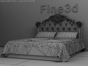 antique08bed077 3D Model