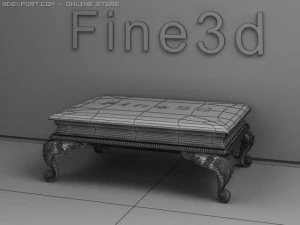 antique08bed078 3D Model