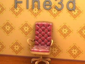 古董08椅子071 3D 模型