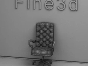 antique08chair071 3D Model