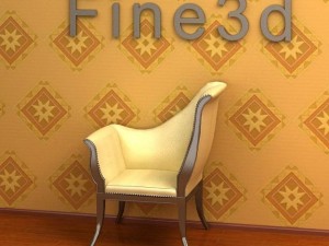 antique08chair088 3Dモデル