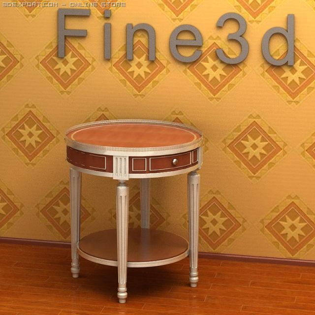antique08table070 Modèle 3D .c4d .max .obj .3ds .fbx .stl .blend 