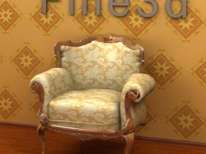 antique09omsofa010 3D Model