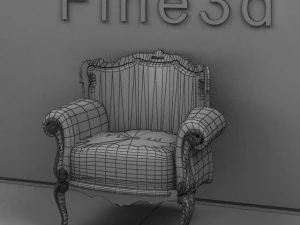 antique09omsofa010 3D Model