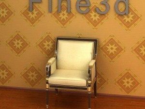 antique08chair095 Modelo 3D