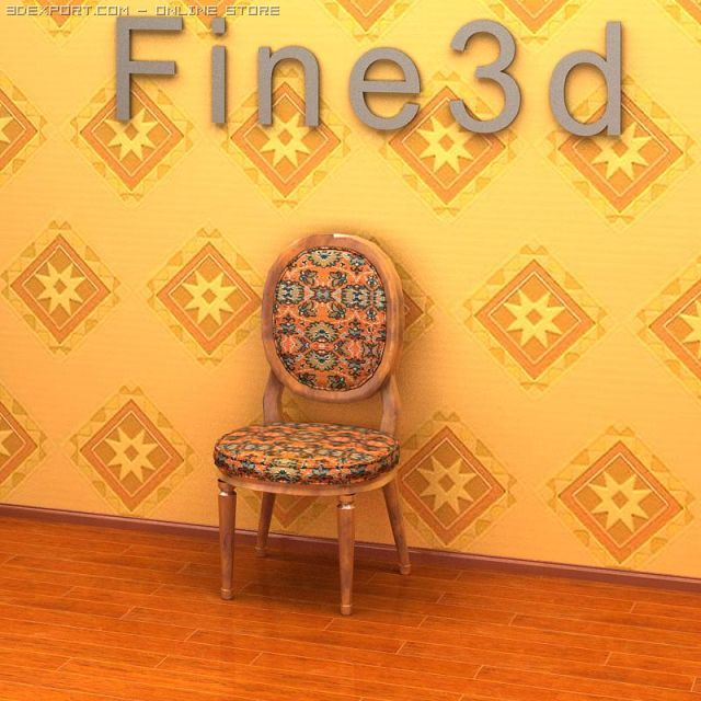 antique08chair098a Modelo 3D .c4d .max .obj .3ds .fbx .stl .blend 