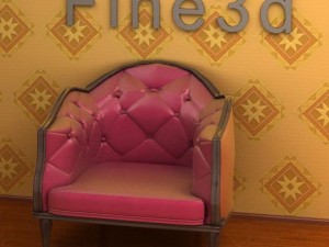 antique08chair099 3Dモデル