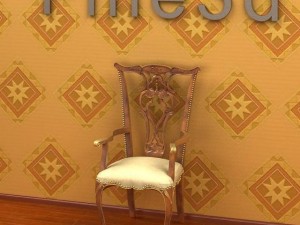 antique08chair0101 Modèle 3D