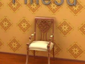 古董08椅子0102 3D 模型