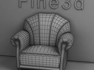 antique08sofa092 3D Model
