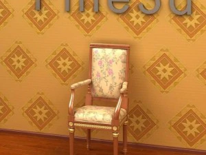 アンティーク09椅子052 3Dモデル