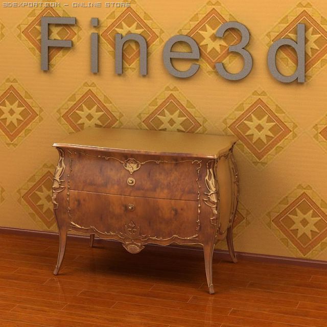 antique09cupboard030a Modèle 3D .c4d .max .obj .3ds .fbx .stl .blend 