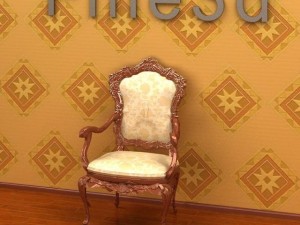 antique09omchair011a Modelo 3D