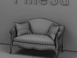 antique09sofa093c 3D Model