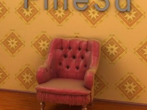 アンティーク09ソファ093d 3Dモデル