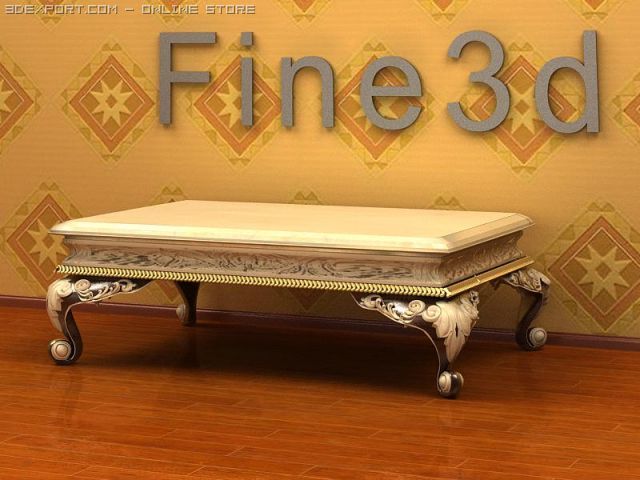 antique09table030b 3D 모델 .c4d .max .obj .3ds .fbx .stl .blend
