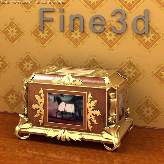 antique09omcupboard015b Modelo 3D .c4d .max .obj .3ds .fbx .stl .blend 