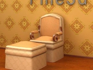 античный09omдиван014a 3D Модель