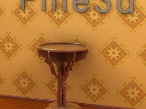 antique09omtable015c 3D 모델