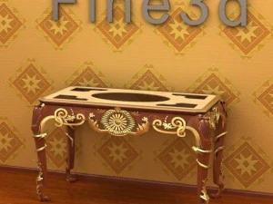 प्राचीन09omtable016c 3D मॉडल