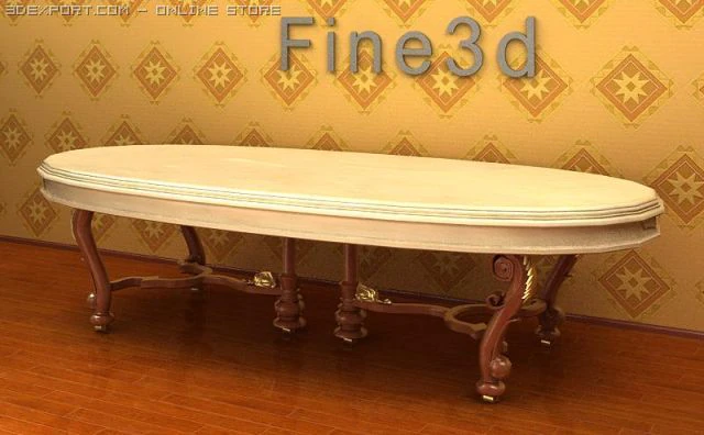 antique09omtable018 3D Model .c4d .max .obj .3ds .fbx .stl .blend 