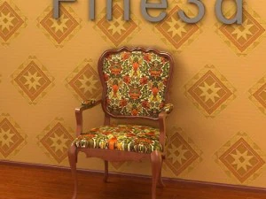 antyczny09krzesło022 Model 3D