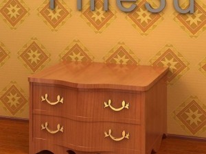 antique09omcupboard025b Modelo 3D