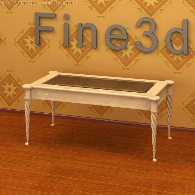 antique09omtable026a Model 3D .c4d .max .obj .3ds .fbx .stl .blend 