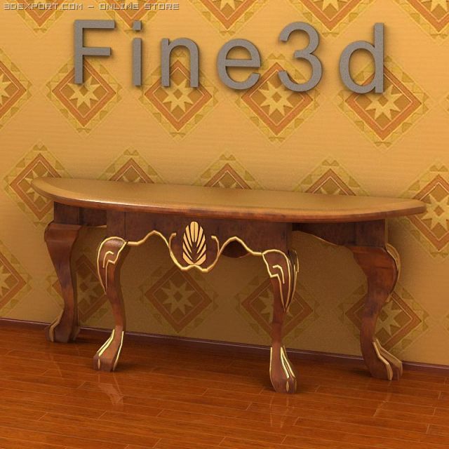 antique09omtable023 Modèle 3D .c4d .max .obj .3ds .fbx .stl .blend 