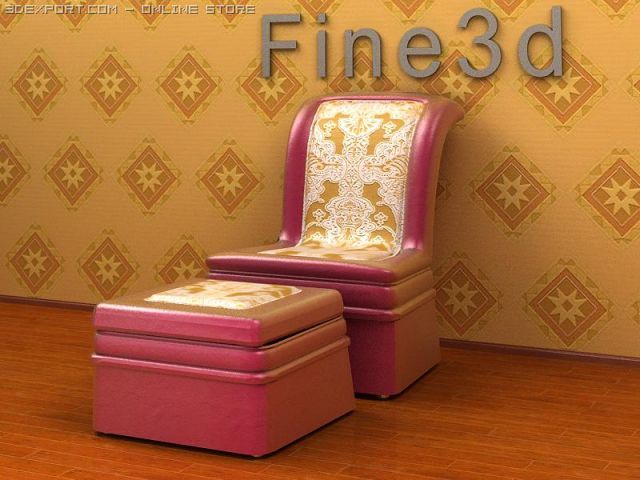 antique09omsofa024 Modelo 3D .c4d .max .obj .3ds .fbx .stl .blend 