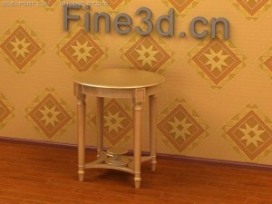 antique09omtable031a 3D मॉडल