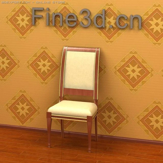 antique09omchair027 3D Model .c4d .max .obj .3ds .fbx .stl .blend 