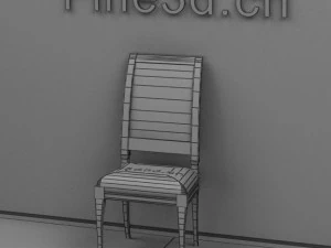antique09omchair027 3D Model