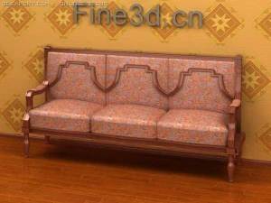 antik09omchair036 Model 3D