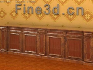 antique09omcupboard028 3Dモデル