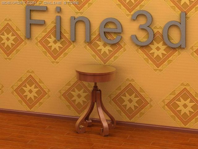 antique09omtable026c 3Dモデル .c4d .max .obj .3ds .fbx .stl .blend 