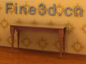 antico09omtavolo032 Modello 3D