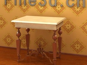 antique09omtable033 3Dモデル